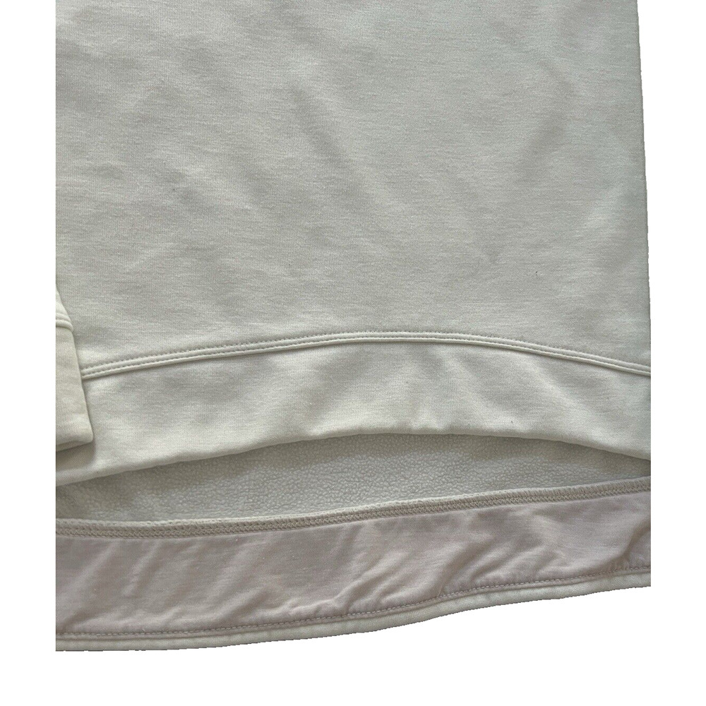 NOBULL Women's crew neck Logo soft sweatshirt MEDIUM Ivory Excellent Condition - Picture 4 of 10